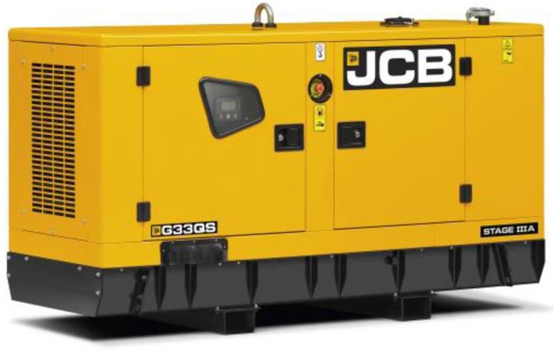 Дизельный генератор JCB G33QS в кожухе с АВР