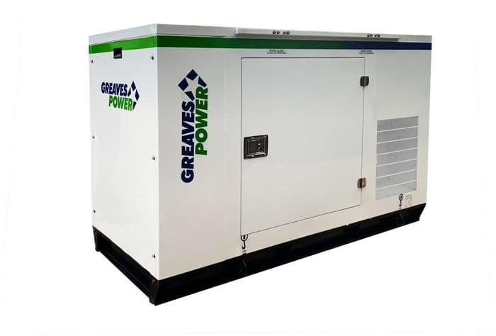 Дизельный генератор Greaves GPWII-PII-50V в кожухе на шасси 3G11TAG25