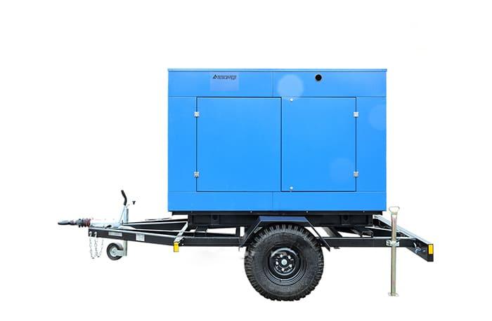 Дизельный генератор Азимут ЭД-80С-Т400-1РКМ16 в кожухе на шасси R6105ZLDS