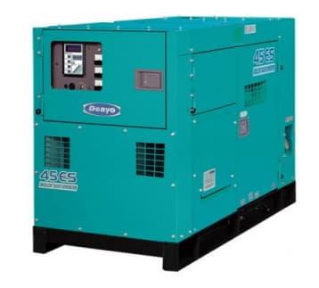 Дизельный генератор Denyo DCA-45ESI в кожухе с АВР BB-4JG1T