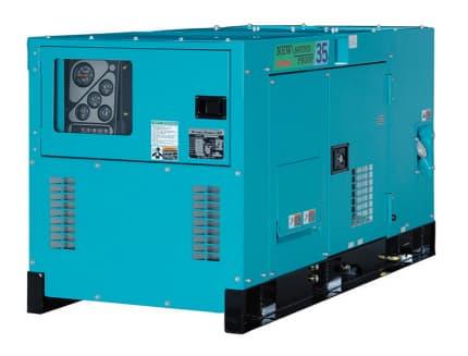 Дизельный генератор Denyo DCA-35SPK в кожухе на шасси V3300EB