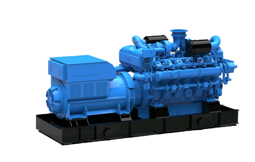 Газопоршневая электростанция Yuchai 800 кВт открытая