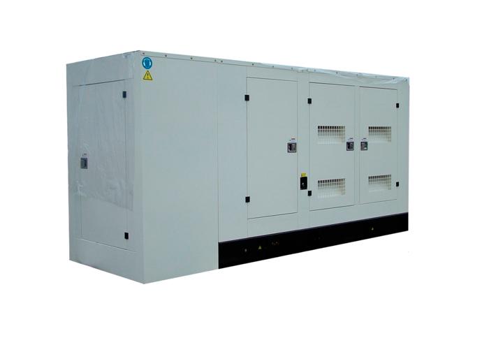 Дизельный генератор Амперос АД 200-Т400 P (Проф) в шумозащитном кожухе на шасси