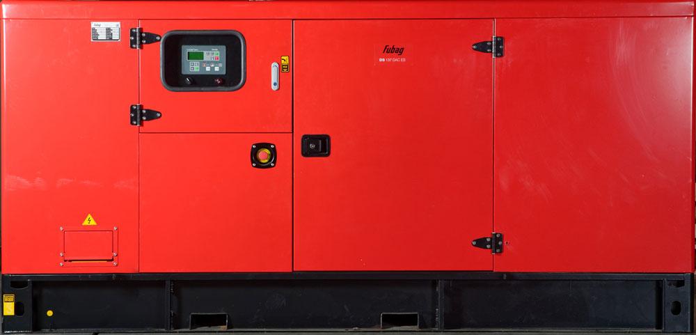 Дизельный генератор Fubag DS 137 DAC ES в кожухе на шасси с АВР FD6105AZLD