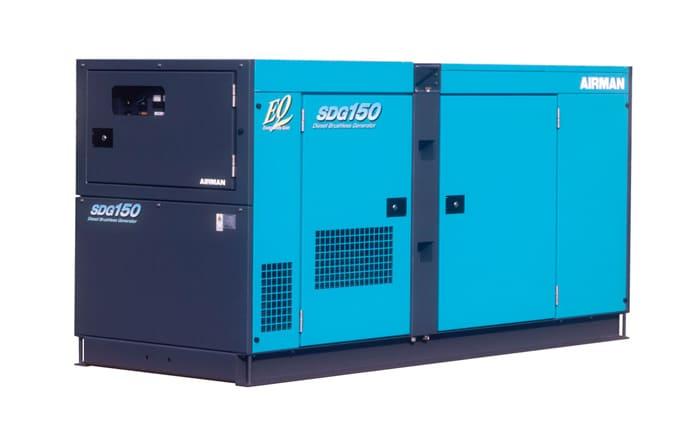 Дизельный генератор Airman SDG150S в кожухе с АВР J08C-UD