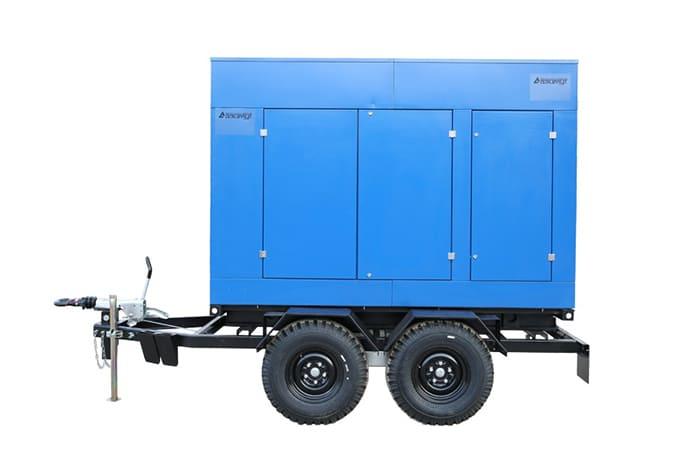 Дизельный генератор Азимут ЭД-150С-Т400-1РКМ16 в кожухе на шасси 6RT80-176D