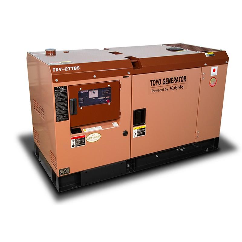 Дизельный генератор Toyo TKV-27TBS в кожухе с АВР V1305