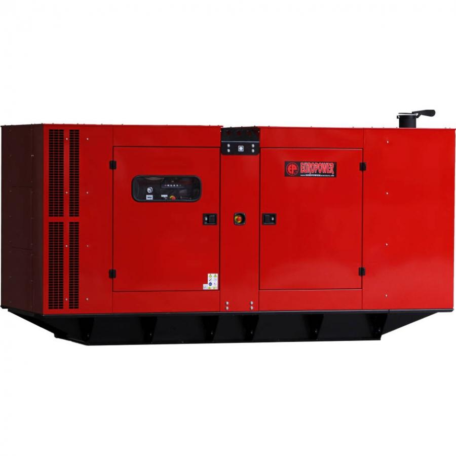 Дизельный генератор EUROPOWER EPS 410 TDE в кожухе на шасси TAD1344GE