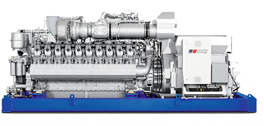 Газопоршневая электростанция MTU 2535 открытая GG20V4000A1