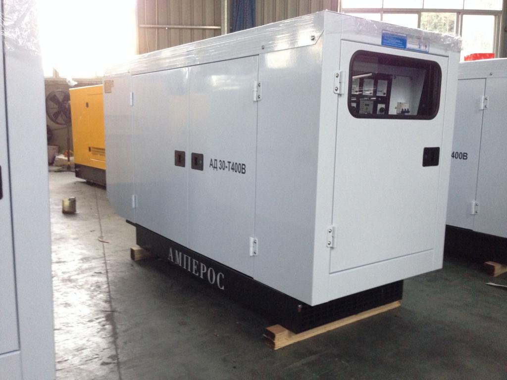 Дизельный генератор Амперос АД 16-Т400 B в шумозащитном кожухе