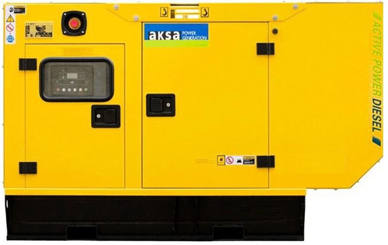 Дизельный генератор Aksa APD 44 A в кожухе с АВР A3CRX32T