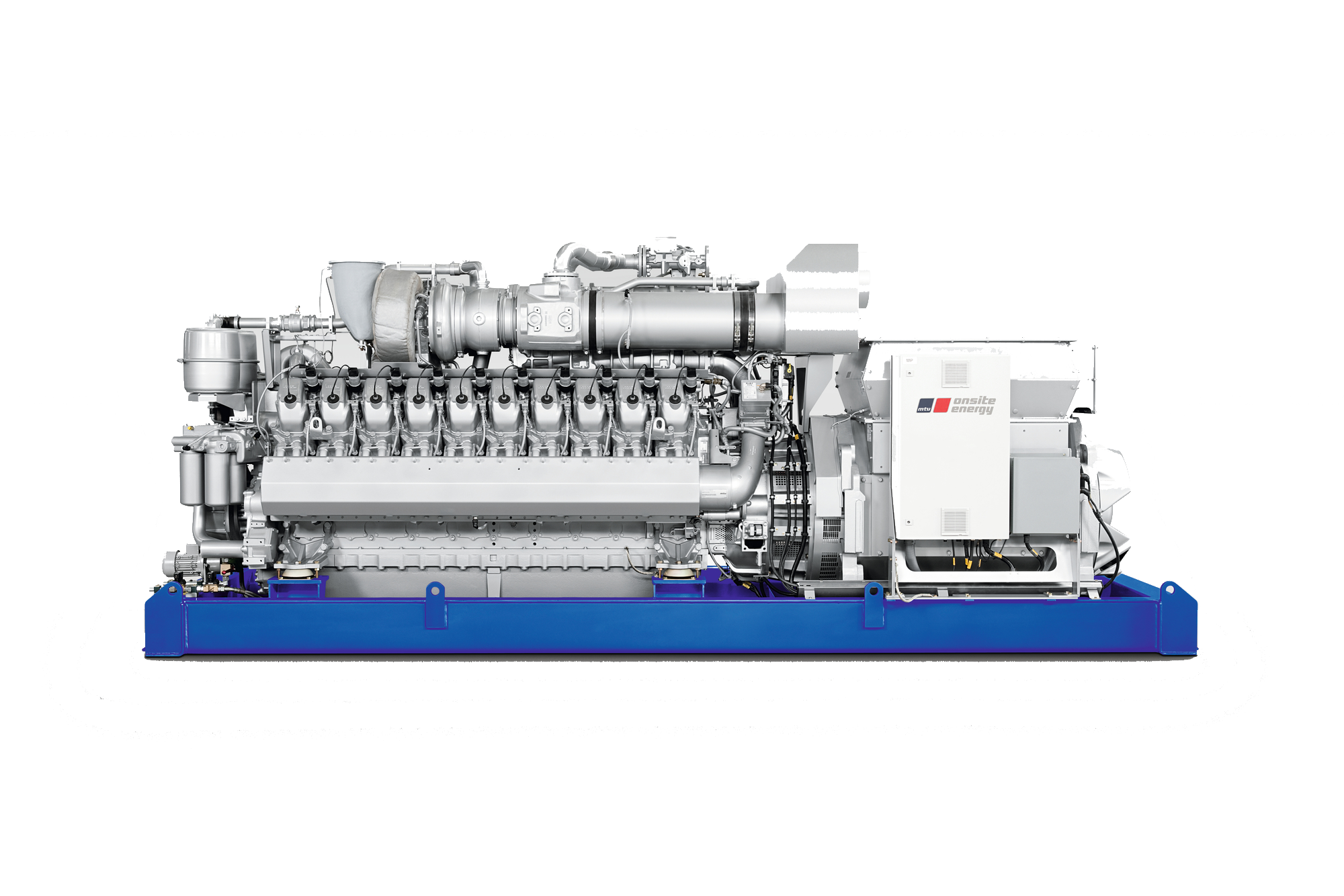 Газопоршневая электростанция MTU 1999 открытая GG20V4000A1