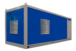 Дизельный генератор Азимут ЭД-500С-Т400-2РНМ15 в контейнере на шасси с АВР KTAA19-G6A