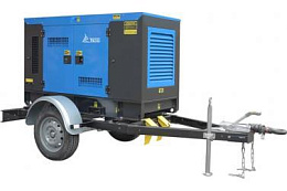 Дизельная электростанция ТСС АД-136С-Т400-1РКМ20 на прицепе с АВР G1 GENONE