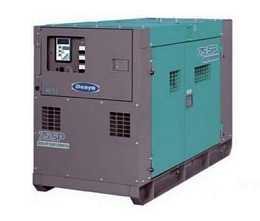 Дизельный генератор Denyo DCA-75SPI в кожухе с АВР A-6BG1