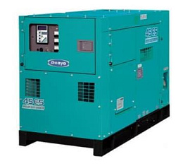 Дизельный генератор Denyo DCA-45ESI в кожухе с АВР BB-4JG1T