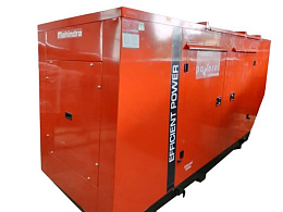 Дизельный генератор Mahindra MP-160 в кожухе с АВР mPower 61995G