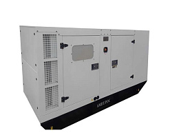 Дизельный генератор Амперос AD 275 I в шумозащитном кожухе с АВР