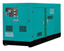 Дизельный генератор Denyo DCA-150ESK в кожухе на шасси SAA6D102E-2-D
