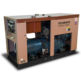 Дизельный генератор Toyo TG-47TPC в кожухе с АВР V3300Т