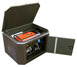 Дизельный генератор Амперос LDG 16500E-3 в контейнере с АВР