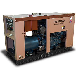 Дизельный генератор Toyo TG-40TPC в кожухе с АВР V3300