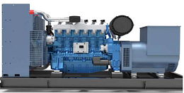 Газопоршневая электростанция Weichai 900 кВт открытая