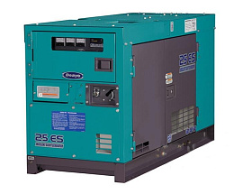 Дизельный генератор Denyo DCA-25ESK в кожухе с АВР V2203-KB