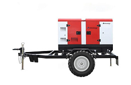 Дизельный генератор Азимут ЭД-512С-Т400-2РКМ22 в кожухе на шасси с АВР DC16 093A 02 54