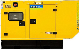 Дизельный генератор Aksa APD 75 A в кожухе на шасси A4CRX46T