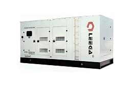 Дизельный генератор Leega LG688SME в кожухе на шасси с АВР S6R2-PTA-C