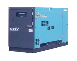 Дизельный генератор Airman SDG60S в кожухе с АВР BB-4BG1T
